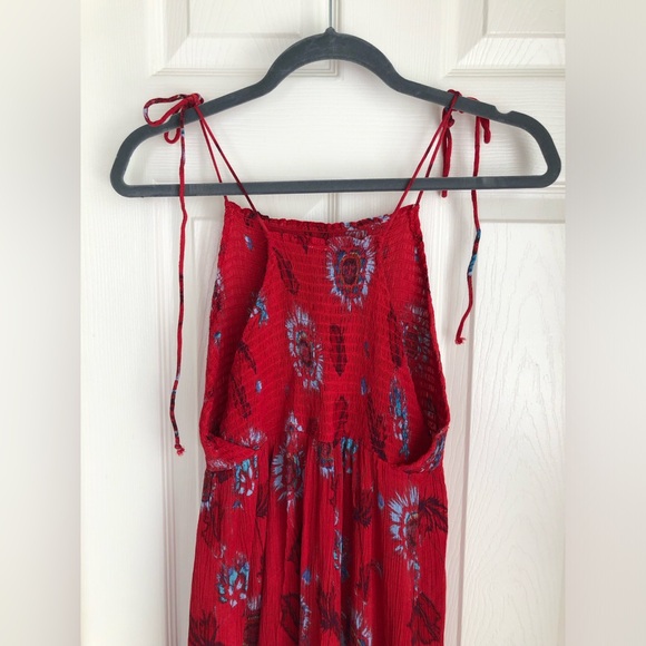 Free People Intimately Garden Party Red Maxi Dress - Picture 6 of 15